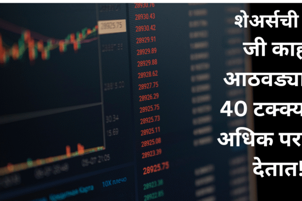 तुमच्या पोर्टफोलियो मध्ये आजच समाविष्ट करा या शेअर्सची यादी – ही काही आठवड्यातच 40 टक्क्यांहून अधिक परतावा देतात!