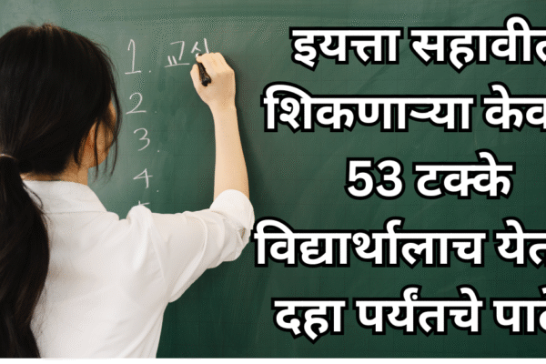 राष्ट्रीय शिक्षण सर्वेक्षणातून काय आले समोर? इयत्ता सहावीत शिकणार्‍या केवळ 53 टक्के विद्यार्थालाच येतात दहा पर्यंतचे पाढे!