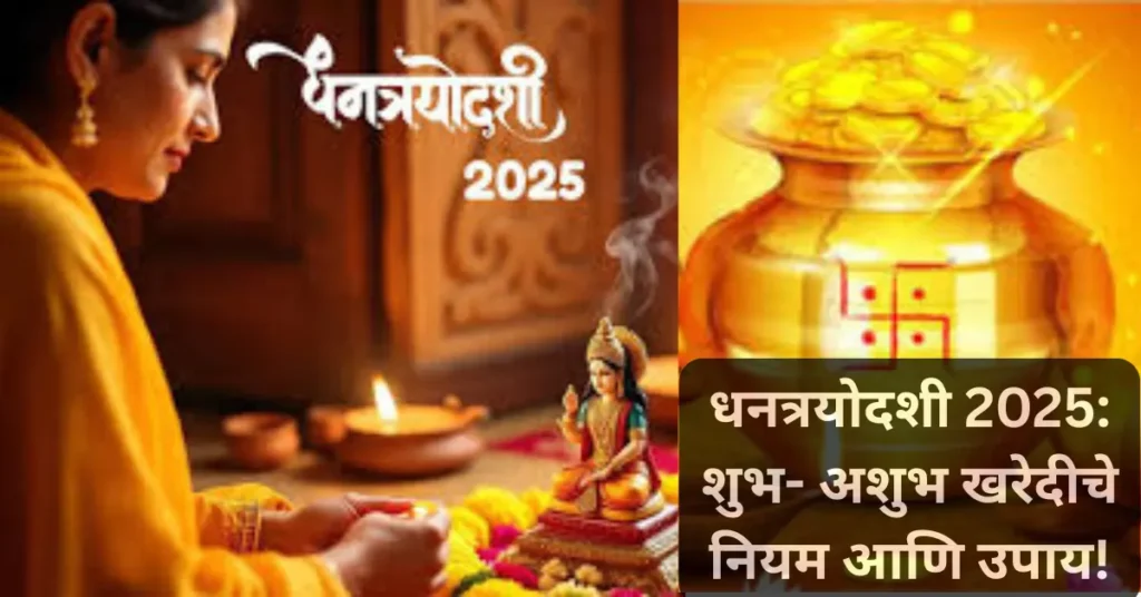 धनत्रयोदशी 2025: या वस्तू खरेदी केल्यास होऊ शकते दुर्भाग्य! जाणून घ्या या शुभ दिवशी काय करावे आणि काय टाळावे!