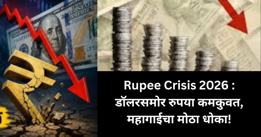 रुपयाचं लोटांगण! डॉलर 96 पार; आता शंभरी गाठल्यास काय होणार? सामान्यांच्या खिशावर मोठा परिणाम!